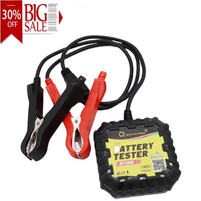 China Cars Tuto 12v Portable Bluetooth 4.0 Battery Checker Battery Tester with App for sale