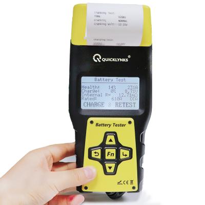 China 12V AGM Automotive Battery Cell CCA GEL Tester Battery Analyzer Lead Acid Cranking Tester for sale