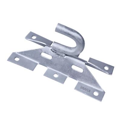 China Low Voltage Power Fitting Steel Iron Overhead Line Anchoring Bracket for sale