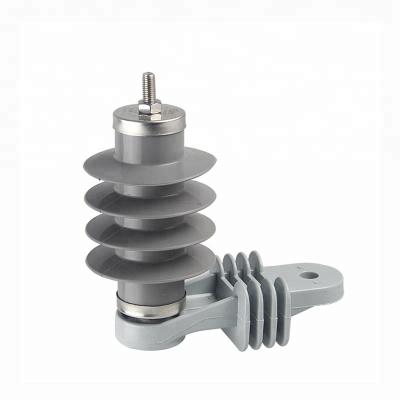 China 11KV polymer surge arrester / metal oxide surge arrester price YH5W-3L types lightning arrester / 33kv for sale