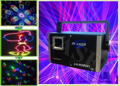 China Luces laser coloreadas multi de DMX, luz laser del RGB con los fuegos artificiales de la animación y haz en venta