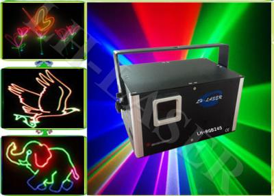 中国 2000mw ダンス KTV/クラブ/パブのためのアルミニウム製品 DMX フル カラー RGB のレーザー光線 販売のため