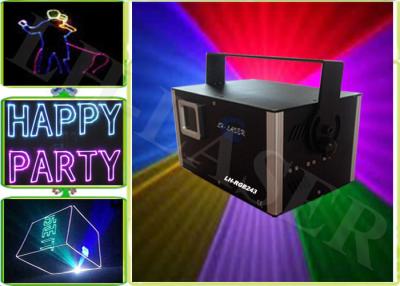 China 2W RGB Dance KTV / Club / Pub Laser Lights For Parties , DMX Laser Lamp for sale