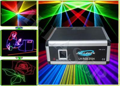 China Ballroom Concert 5 Watts RGB Full Color Animation Laser Show Lights With Dmx Controller And ILDA for sale