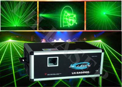 China High Power Green Laser Show Lights , Animation Laser Light For Celebration / Stadio for sale