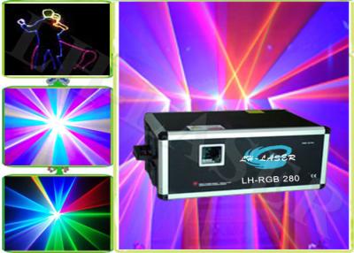 China Het kleurrijke Licht van de Stadiumlaser toont Projector, Rood 638nm Groen 532nm Blauw 450nm Laserlicht Te koop