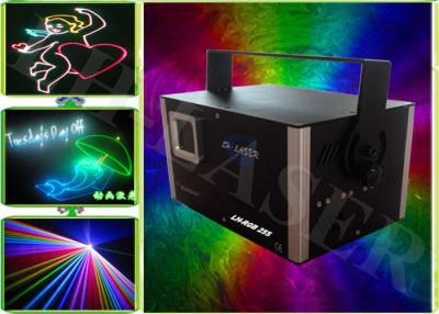 Chine Lumière analogue multicolore de danse de laser de la modulation 3W pour l'exposition de fête de Noël à vendre