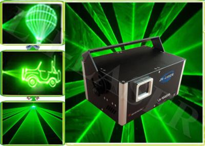 China Animation Green DMX 512 ILDA Laser Light 500MW For Party Disco Logo for sale