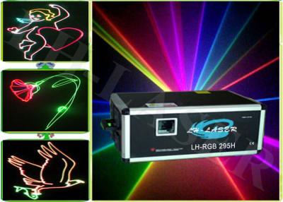 China Proyector multicolor azul rojo de la presentación de luz láser 450nm del verde 532nm del RGB 638nm, 50-60HZ en venta