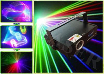 China 2D / 3D Change Sound Activated Laser Lights 300MW RGB for Advertising / Logo for sale