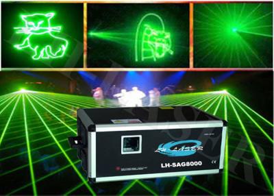 Chine Lumière laser extérieure puissante de l'animation ILDA de Caliente 8W pour Stadio/étape à vendre