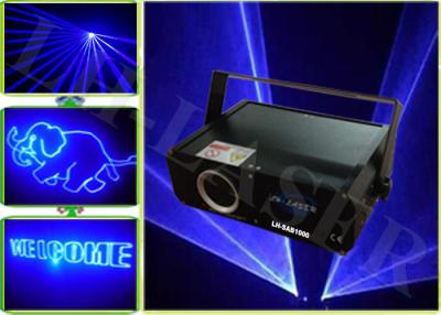 China Blue 1000MW 450nm Color Monochromatic Laser Light Show Projector for sale