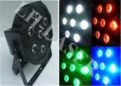 中国 7 *屋内 1/段階平らな LED の標準の缶の 10 wattd Rgb 3 は、移動ヘッド小型導かれた標準ライトを細くします 販売のため