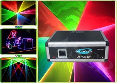 China Master / Slave Advertisement Laser Light DMX 512 , Laser Logo Projector for sale