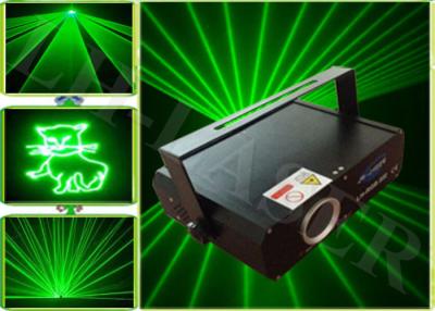 China 300mW Green Laser Disco Lights , Animation Club Dj Show Laser Projector for sale