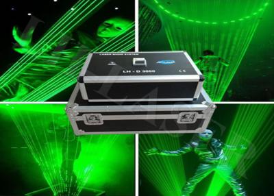 China Hallowen / Christmas Holiday Laser Lights Green 532nm 2000 mw , ILDA Laser Projector for sale