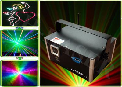 China ILDA And DMX 512 MINI 3W RGB Full Color Animation Laser Light Analog Modulation For Party And Disco for sale