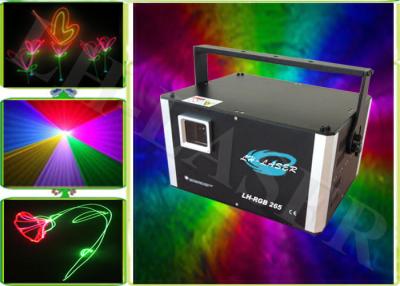 China 4 W SD Card 45Kpps Scanner Analog Modulation RGB Laser System for sale