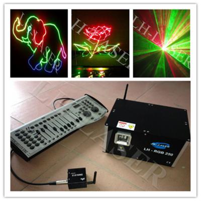 Cina 45K analogo 3W RGB di concerto dell'analizzatore DMX mini con la deviazione standard Card+Wireless per la rappresentazione della fase della discoteca del DJ in vendita