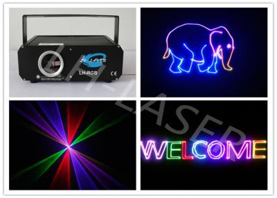 China Mini Structure 1Watt RGB Full Color 1000MW RGB Cartoon Laser Projector Disco for sale