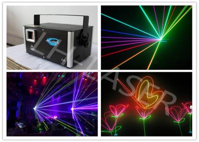 Cina 45K sistemi laser su ordinazione DMX 512 3000MW senza fili di Galvo 3W RGB in vendita