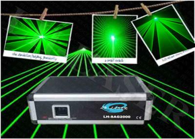 Chine laser extérieur de vert de Sigle de Noël de 2W DMX512 pour les arbres/DJ à vendre