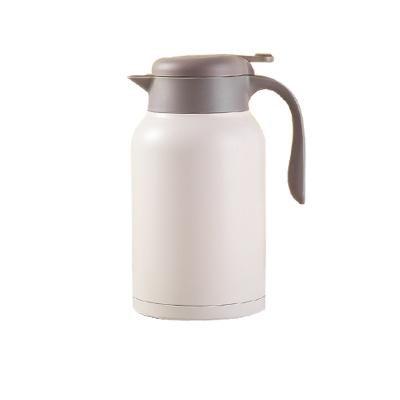 China PORTABLE Black fashion kitchen 70oz Large capacity 304 stainless steel coffee vacuum insulated kettle Hot kettle for sale