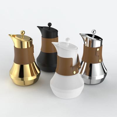 China PORTABLE Many colors OEM/ODM Double Wall Stainless Steel Coffee Pot Vacuum Thermos Flask Coffee Pot Teapot for sale