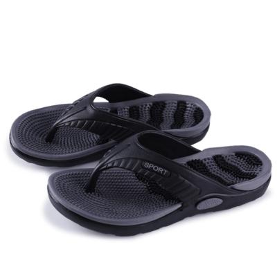 China Cushioning New Wholesale Summer Massage Flip Flops Lightweight Outdoor EVA Soft Bottom Men's Home Sandals and Slippers for sale