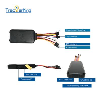 China High Quality TK318 Accurate Automotive GPS Tracker With SOS Button For Carving Off Engine GPS Tracker for sale