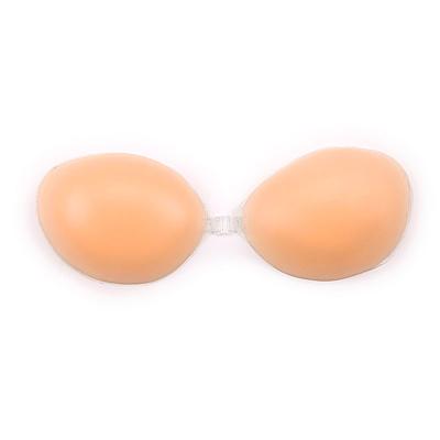 China Ultra Thin QUICK DRY Self Adhesive Strapless Backless Push Up Silicone Bra for sale