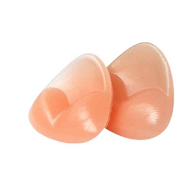 China Underwear Breast Enhancer Lift Up Triangle Shape Silicone Bra Pads For Swimsuit for sale