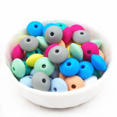 China Wholesale BPA Free Teething Diy Soft Non-Toxic Bulk Food Grade Free Teether Kit Abacus Silicone Bead Bpa Pacifier Clip Natural Baby for sale