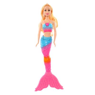 China Wholesale Fashion Educational 11.5-12 Inch Mermaid Dolls With Lovely Light Kids Toys For Dressing Up The Best DIY Game Birthday Gift For Girl for sale