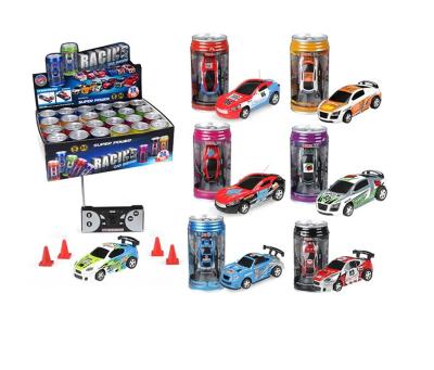 China Powerful Radio Control Toy Metal Racing Drift Cars Toy Coke Can Mini RC Car for sale