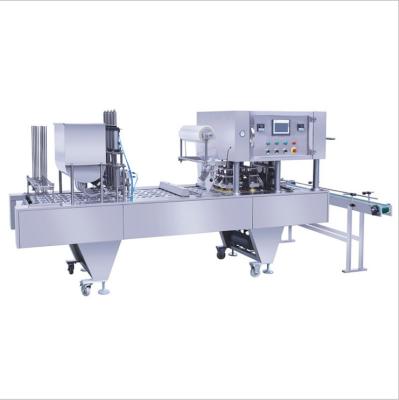 중국 Food Automatic T Filling And Sealing Machine For Cup Yogurt Milk Juice 판매용