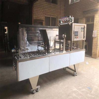 China Full Automatic Beverage Cup Popcorn Filling Sealing Machine For Popcorn for sale