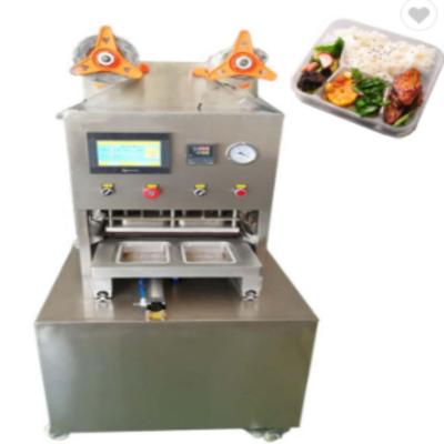 Cina Food Modified Atmosphere Food Tray Card Sealing Vacuum Flow Nitrogen Gas Machine in vendita