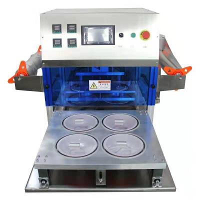 Cina New Design Beverage /cups Tray Flush Sealing Machine Nitrogen Gas Machine in vendita