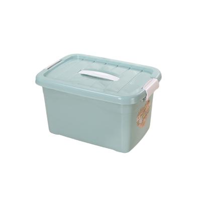 China Folding 8L 15L 25L  Plastic storage box with handle for sale