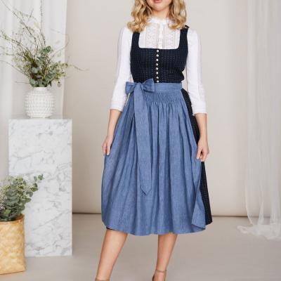 China OEM Anti-Static New Arrival Bavaria Oktoberfest Dirndl Custom Lady's Dirndl Dresses 2020 for sale