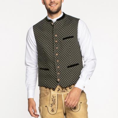 China Wholesale Traditional Bavarian Anti-wrinkle vest german trachten oktoberfest men waistcoat for sale