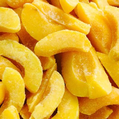 China China Supplier Best Quality IQF Sweet And Sour Frozen Peach Fruit Yellow Peach for sale