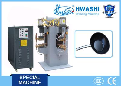 China Pot Handle Stainless Steel Welding Machine 100mm Electrode Stroke 7 KVA 380 V for sale