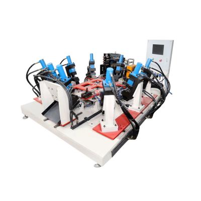 China Hwashi IBC Cage Frame Hole Making Machine Automatic Production Line for sale