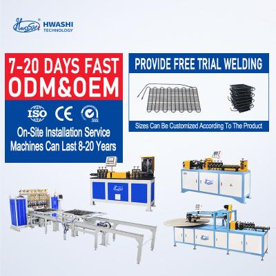 China Hwashi Refrigerator Condenser Wire Mesh Multi Point Spot Welding Machine for sale