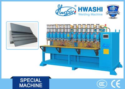 China Thirteen Head Spot Sheet Metal Welder for Stiffener , Steel Shelves Spot Welder for sale