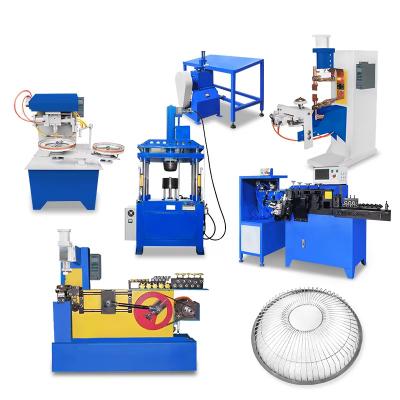 China Hwashi Automatic Fan Guard Making Machine,Spiral Fan Guard Making Machine,Air Fan Mesh Welding Machinery Set Plant for sale