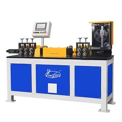 China HWASHI 1.1mm-9mm High Speed Steel Wire Straightening Machine,Automatic Rotary Wire Straightener And Cutting Machine for sale