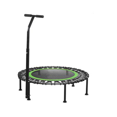 China Fitness Safe Adult Commercial Armrest Round Jumping Trampoline for sale